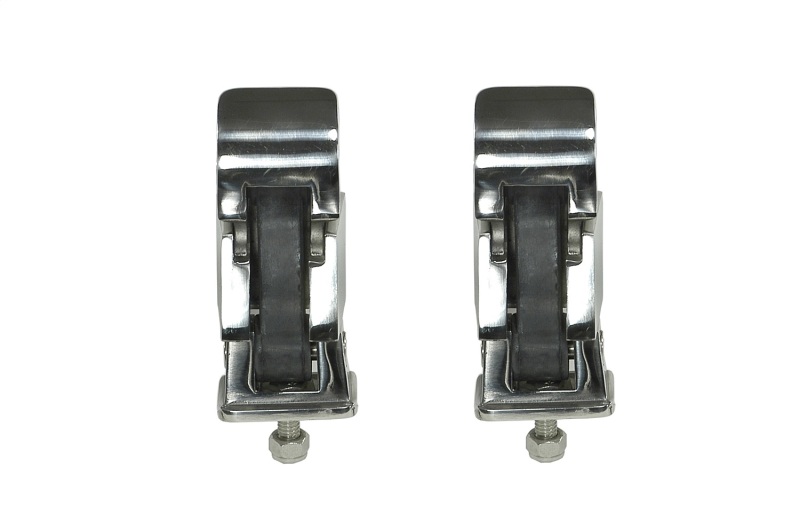 Jeep Wrangler Hood Catch Set - Rugged Ridge - Stainless Steel - `97-`06